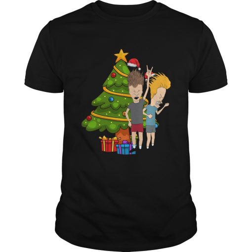 Beavis And Butthead Around The Christmas Tree shirt