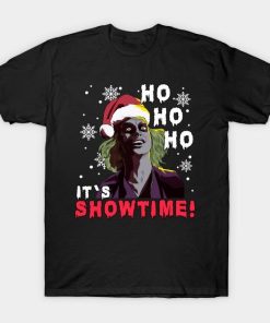 Beetlejuice Ho Ho Ho Santa It’s Showtime T-Shirt