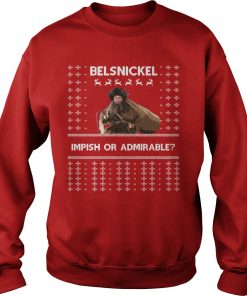 Belsnickel Impish or Admirable Christmas sweatshirt