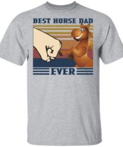 Best horse dad ever vintage shirt, hoodie, long sleeve