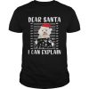 Bichon Dear Santa I Can Explain Christmas Sweater shirt
