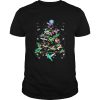 Birds Christmas tree t-shirt