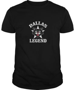 Black Cat Dallas Legend shirt, hoodie, long sleeve, ladies tee