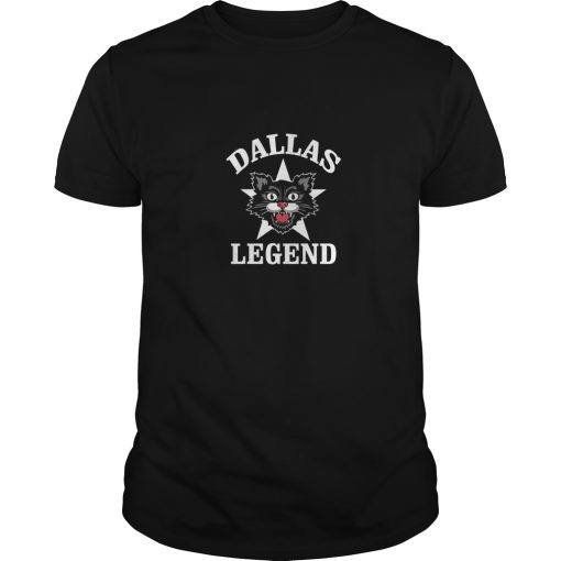 Black Cat Dallas Legend shirt, hoodie, long sleeve, ladies tee
