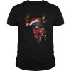 Black Labrador Retriever Gorgeous Reindeer Crewneck shirt