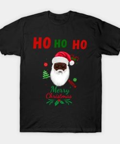 Black Santa Christmas idea, Black Heritage, Black Pride, African Pride , African American Santa, Afro Santa T-Shirt