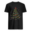 Black and Tan Coonhound Christmas Tree T-Shirt