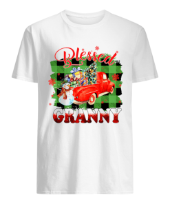 Blessed Granny Christmas Truck Snowman T-Shirt