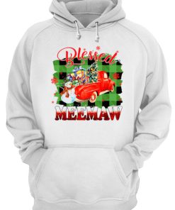 Blessed Meemaw Christmas Truck Snowman T-Shirt