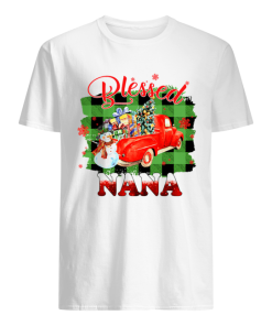 Blessed Nana Christmas Truck Snowman T-Shirt