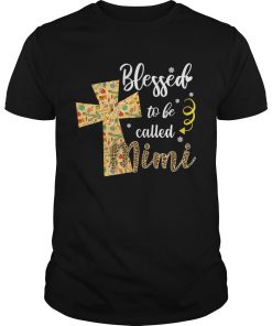 Blessed To Be Called Mimi Cross Christmas shirt
