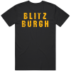 Blitzburgh Pittsburgh Football Fan Distressed T Shirt