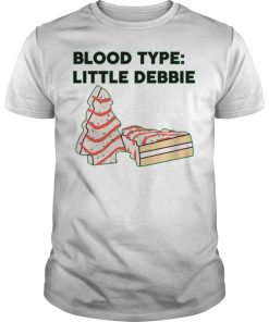 Blood type Little Debbie shirt, hoodie, long sleeve