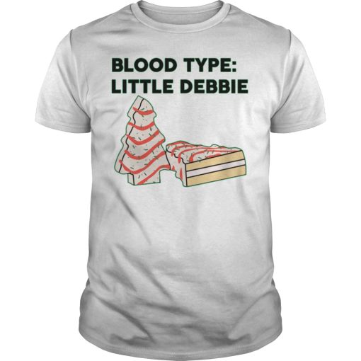 Blood type Little Debbie shirt, hoodie, long sleeve