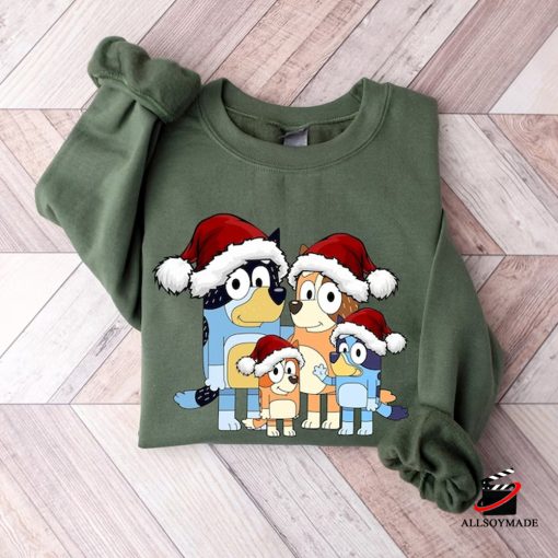 Bluey Family Bluey And Bingo Xmas Christmas Sweatshirt