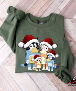 Bluey Family Bluey And Bingo Xmas Christmas Sweatshirt
