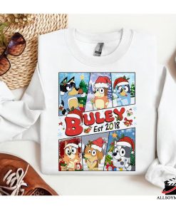 Bluey Family Est 2018 Christmas Sweatshirt