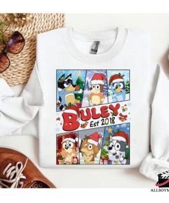 Bluey Family Est 2018 Christmas Sweatshirt