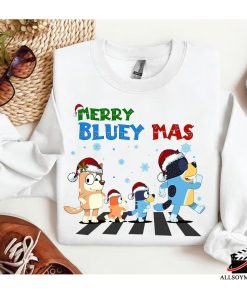 Bluey Family Merry Christmas Sweatshirt Bluey Family Merry Christmas Sweatshirt