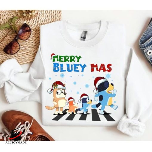 Bluey Family Merry Christmas Sweatshirt