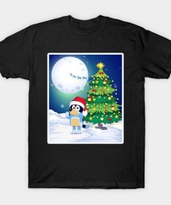 Bluey Santa Christmas shirt