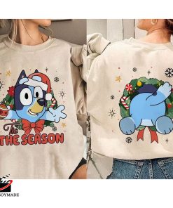 Bluey Tis The Season Family Christmas 2023 Sweatshirt