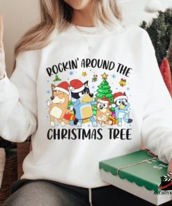 Bluey and Bingo Family Merry Christmas 2023 Sweatshirt