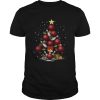 Bowling Christmas tree shirt