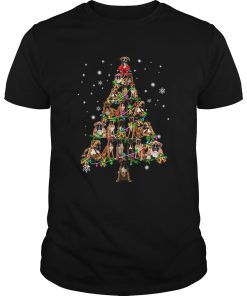 Boxer Christmas Tree Xmas shirt