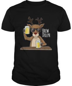 Brew Dolph Rudolph Christmas Holiday T-Shirt