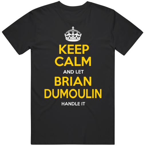 Brian Dumoulin Keep Calm Pittsburgh Hockey Fan T Shirt