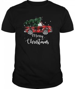 Buffalo Plaid Christmas Tree Red Truck shirt
