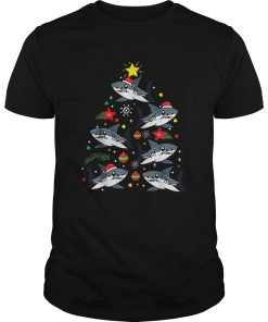 Bull Shark Christmas Ornament Tree shirt