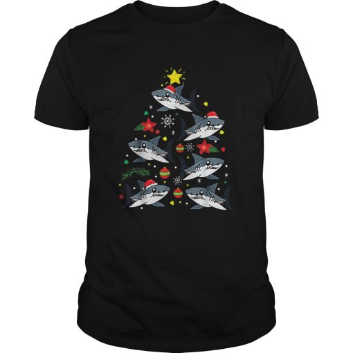 Bull Shark Christmas Ornament Tree shirt