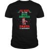 Bus Driver Christmas Pajama Santa Is Watching shirt