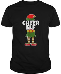 CHEER ELF Funny Cheerleader Christmas Holiday shirt