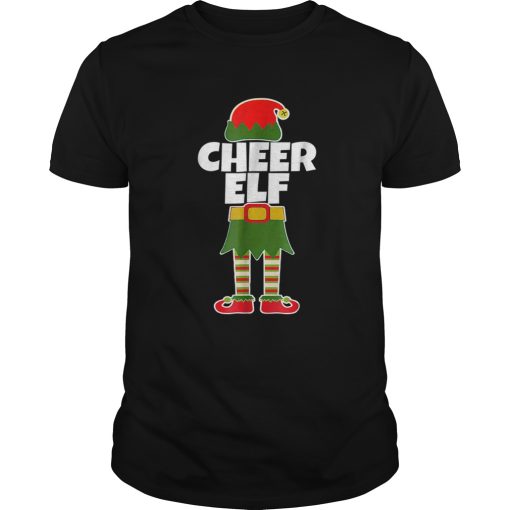 CHEER ELF Funny Cheerleader Christmas Holiday shirt
