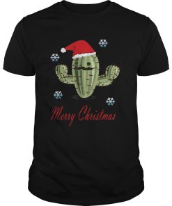 Cactus Santa Merry Christmas Succulent Plants shirt