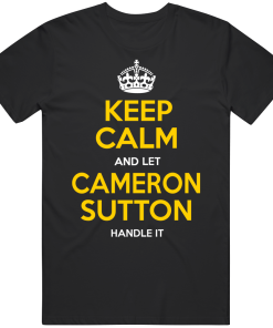 Cameron Sutton Keep Calm Pittsburgh Football Fan T Shirt