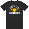 Cameron Sutton Property Of Pittsburgh Football Fan T Shirt