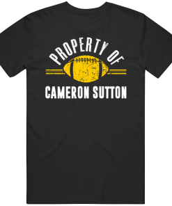 Cameron Sutton Property Of Pittsburgh Football Fan T Shirt