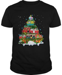 Camping Christmas Tree shirt