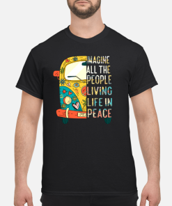 Camping magine all the people living life in peace shirt