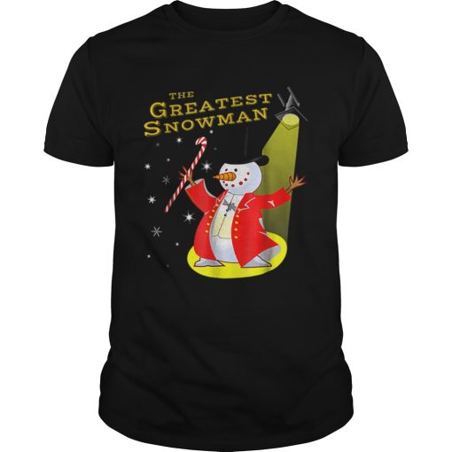 Candy Cane Greatest Snowman Funny Christmas shirt