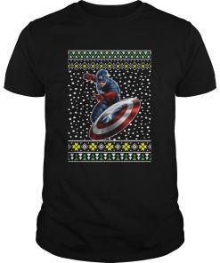Captain America Action Ugly Christmas shirt