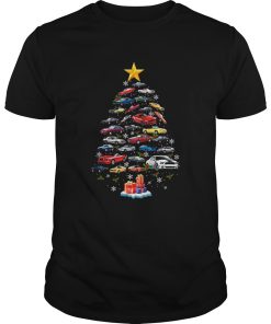 Cars Merry Christmas Tree Gift tshirt