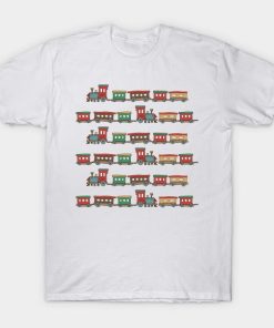 Cartoon Christmas Train T-shirt