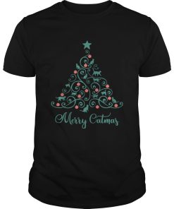 Cat Lover Christmas Gifts Merry Catmas Cats Christmas Tree shirt