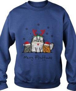 Cat Merry Fluffmas Christmas sweatshirt, hoodie, long sleeve