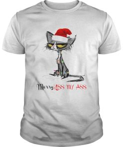 Cat Merry Kissmyass Christmas shirt